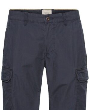 Bermuda Cargo-Shorts mit zwei Cargotaschen in blau