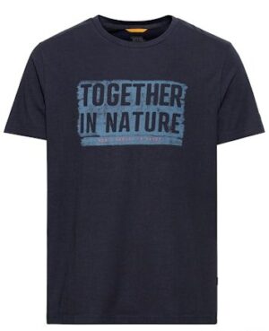camel active Herren T-Shirt Together in Nature in night blue