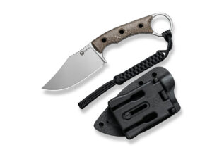 CIVIVI Midwatch Micarta Brown feststehendes Messer mit Scheide
