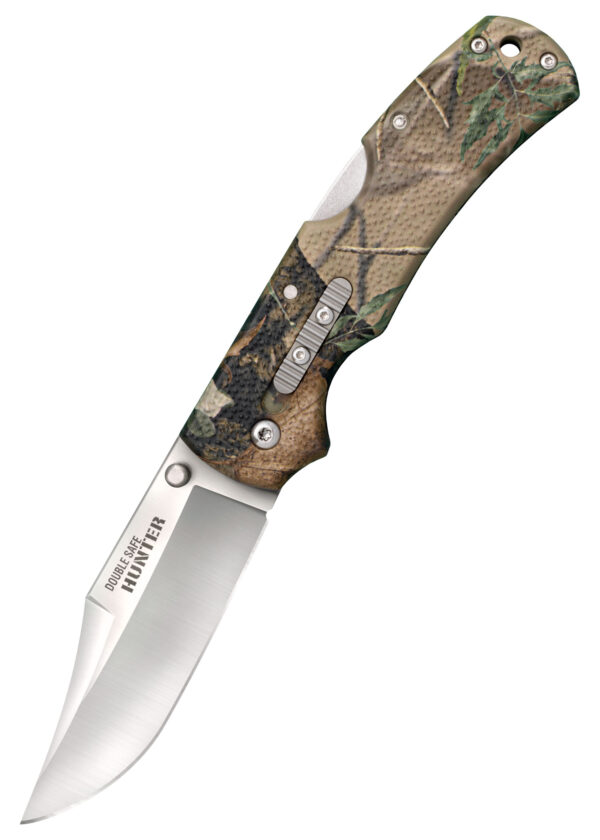 Cold Steel Double Safe Hunter Camo Einhandmesser mit Stahl Clip