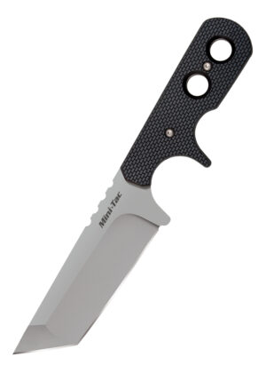 Cold Steel Mini Tac Tanto Feststehendes Messer Neckkiefe mit Griv-Ex Griff