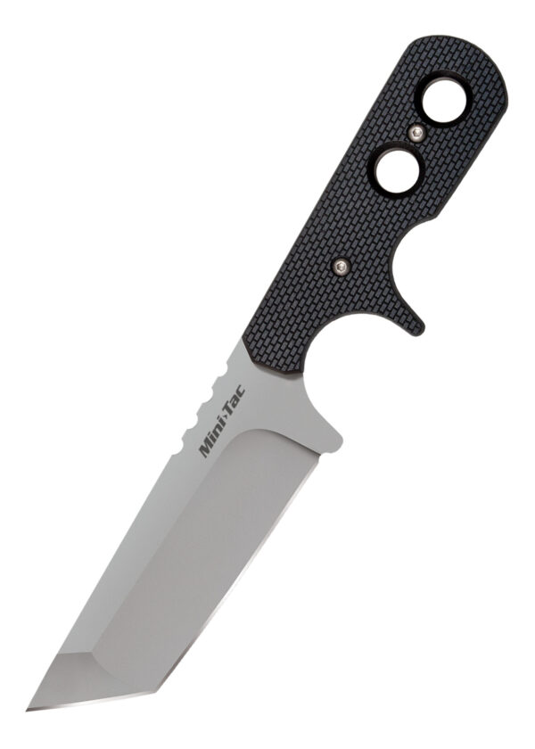 Cold Steel Mini Tac Tanto Feststehendes Messer Neckkiefe mit Griv-Ex Griff
