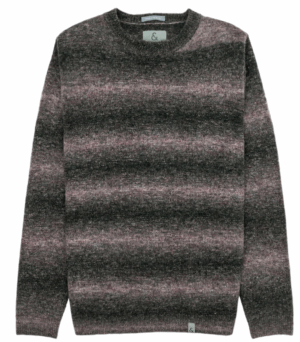 Colours & Sons Herren Rundhals Pullover Roundneck Degradé grün