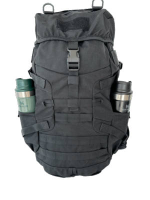COPTEX Rucksack mit 45 Litern, schwarz