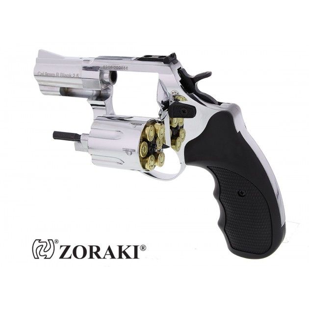 Zoraki R1 2,5"Chrom Schreckschussrevolver im Kal. 9mm R.K – Bild 3