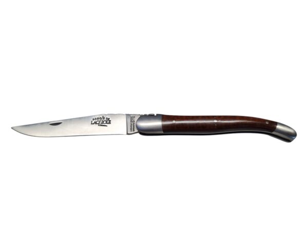 Forge de Laguiole Taschenmesser matter Klinge und Amouretteholz Griff
