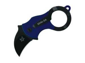 Fox Knives Mini-Ka Einhandmesser aus 4116 Stahl in blau