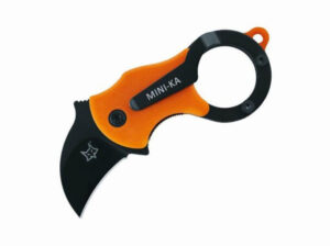 Fox Knives Mini-Ka Einhandmesser aus 4116 Stahl in orange