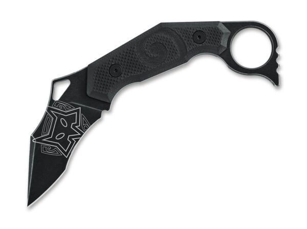 Fox Knives Moa Fixed G10 All Black, Karambit, Kydexscheide