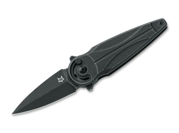 Fox Knives Saturn Aluminum All Black Einhandmesser