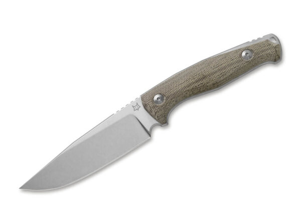 Fox Knives TUR OD Green feststehendes Messer mit Scheide