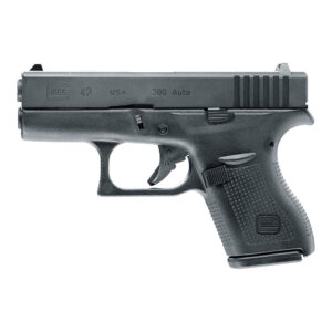 Glock 42 Softair gasbetrieben im Kaliber 6mm BBS und Blow-Back