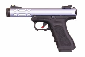 WE G-Series Galaxy Flongas Softair-Pistole mit Blow-Back 6mm BB´s in Blau