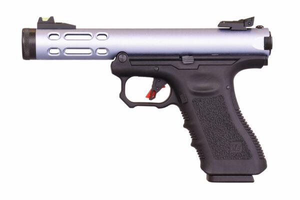 WE G-Series Galaxy Flongas Softair-Pistole mit Blow-Back 6mm BB´s in Blau