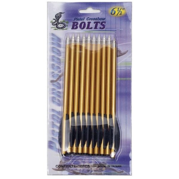 Aluminiumbolzen für Armbrustpistole, 10 Stück, Armbrustbolzen mit Schraubspitze