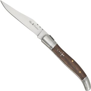 Bon Couteau Taschenmesser, 440 Stahl, Ebenholz Griff
