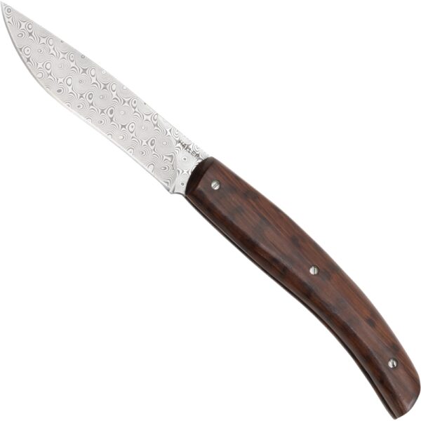 Haller Damast-Taschenmesser mit Schlangenholz Griff