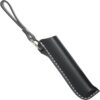 Haller Einhandmesser mit Ebenholzgriff und Lederetui – Bild 2