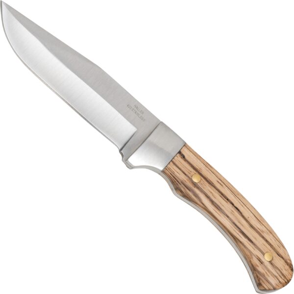 Haller Feststehendes Messer mit Zebraholz Griff