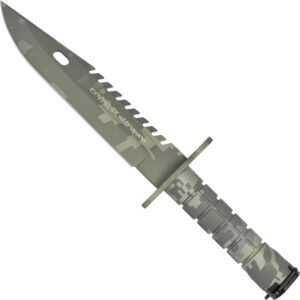 Haller feststehendes Survival Messer in Digicamo mit Scheide