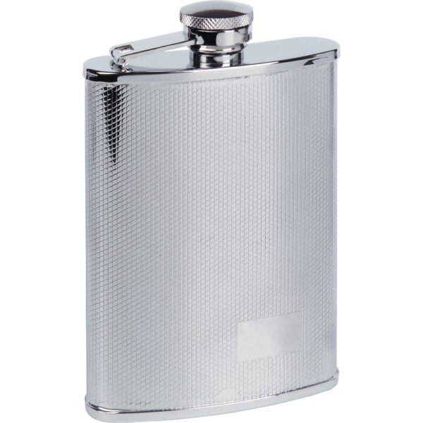 Haller Flachmann aus rostfreiem Stahl, Inhaltsvolumen 6oc /180 ml