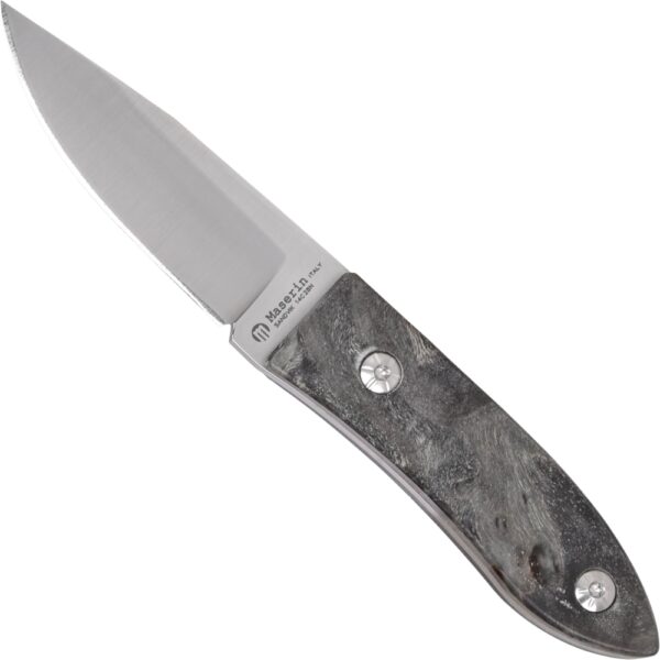 Maserin 923 Feststehendes Messer mit Pappelholz Griff