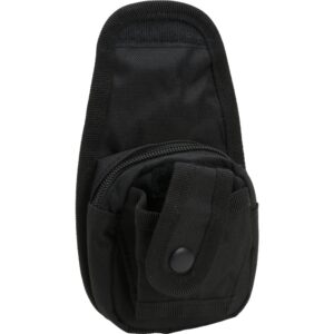 Zwillentasche Schleudertasche aus Nylon in Schwarz