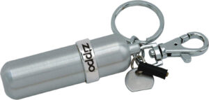 Zippo Benzintank mit praktischem Zubehör, unbefüllt, silber
