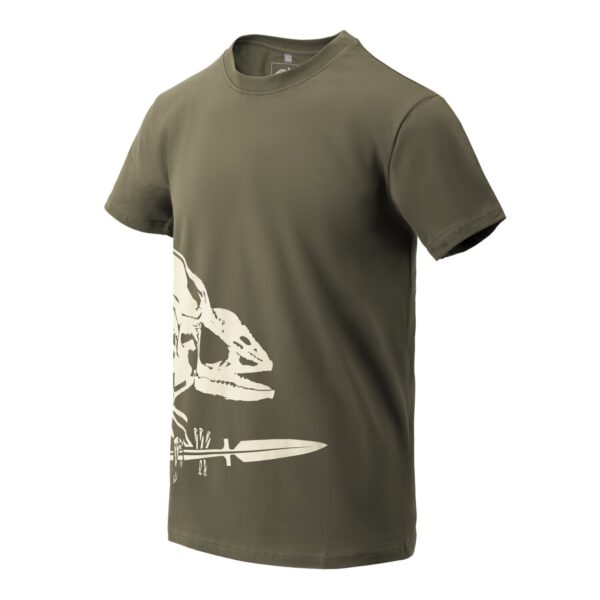 Helikon-Tex Baumwoll T-Shirt Full Body Skeleton in Grün