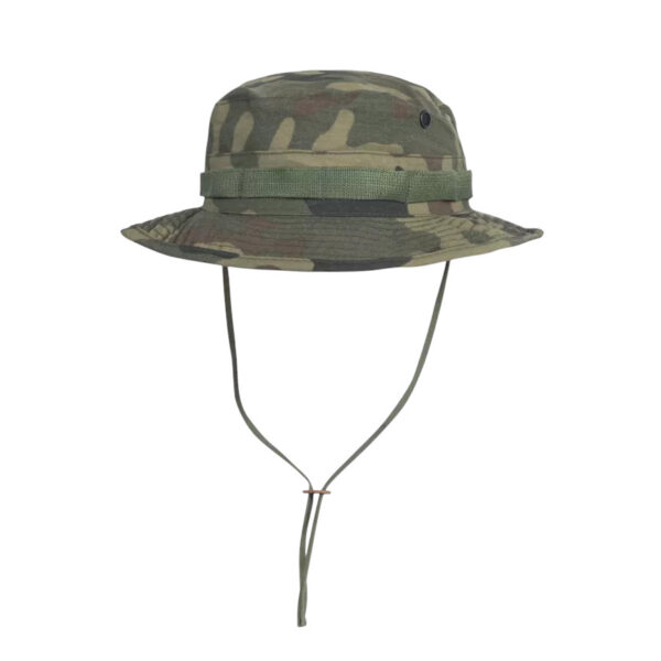 Helikon-Tex Boonie Mütze, Nackenprotektor, Ripstop, Woodland