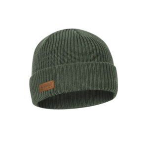 Helikon-Tex Strickmütze WANDERER CAP aus Merinowolle in Olive-Grün