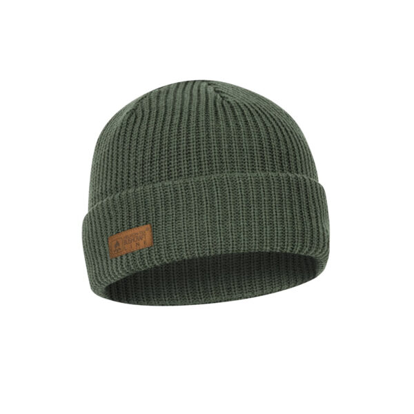 Helikon-Tex Strickmütze WANDERER CAP aus Merinowolle in Olive-Grün