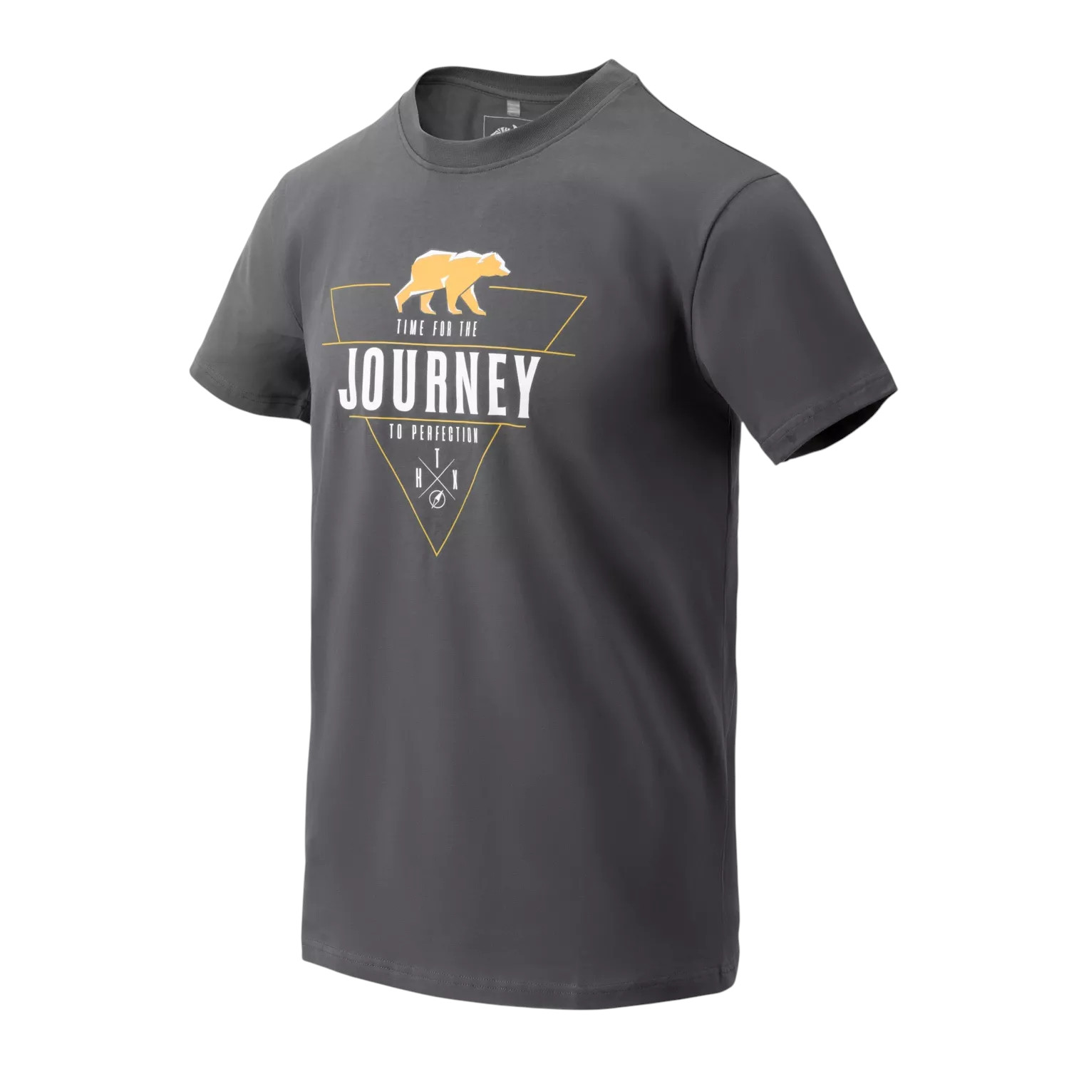 Helikon-Tex T-Shirt aus Baumwolle, Journey to Perfection, ash grey