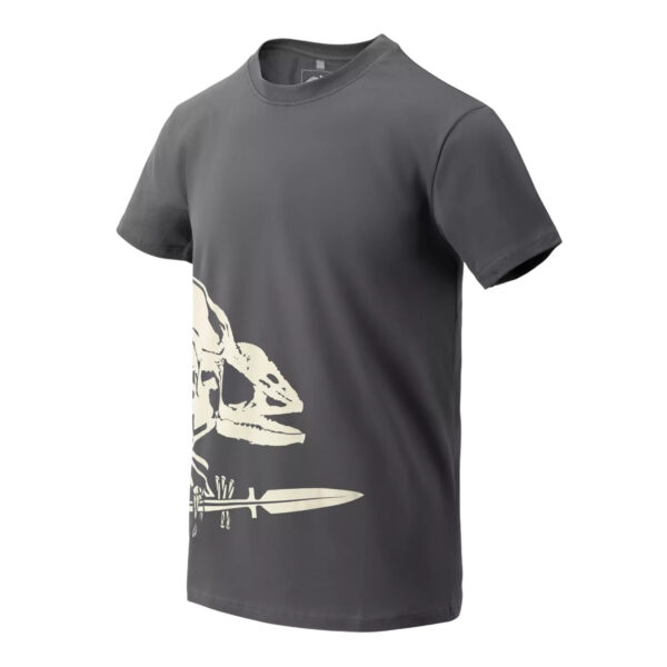 Helikon-Tex T-Shirt aus Baumwolle, Skeleton, grau