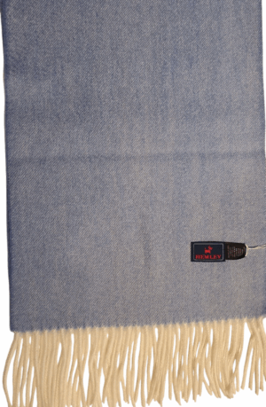 Hemley Herren Wolle/Kaschmir Schal uni blau