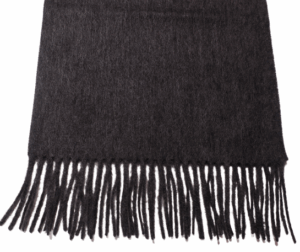 Hemley Herren Wollschal grau uni