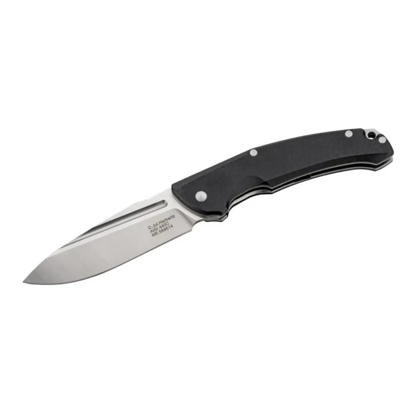 Herbertz Taschenmesser mit G10 Griff in Schwarz