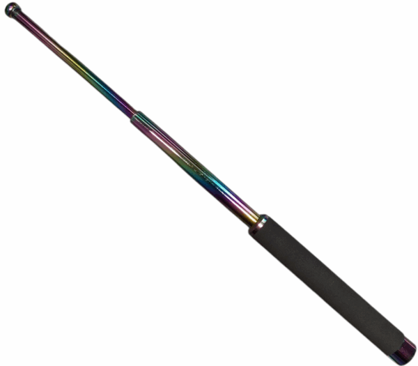 KH-Security Teleskop Schlagstock 21" Rainbow, Moosgummigriff