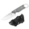 Kizer Cabox Micarta Black feststehendes Messer mit Scheide – Bild 4