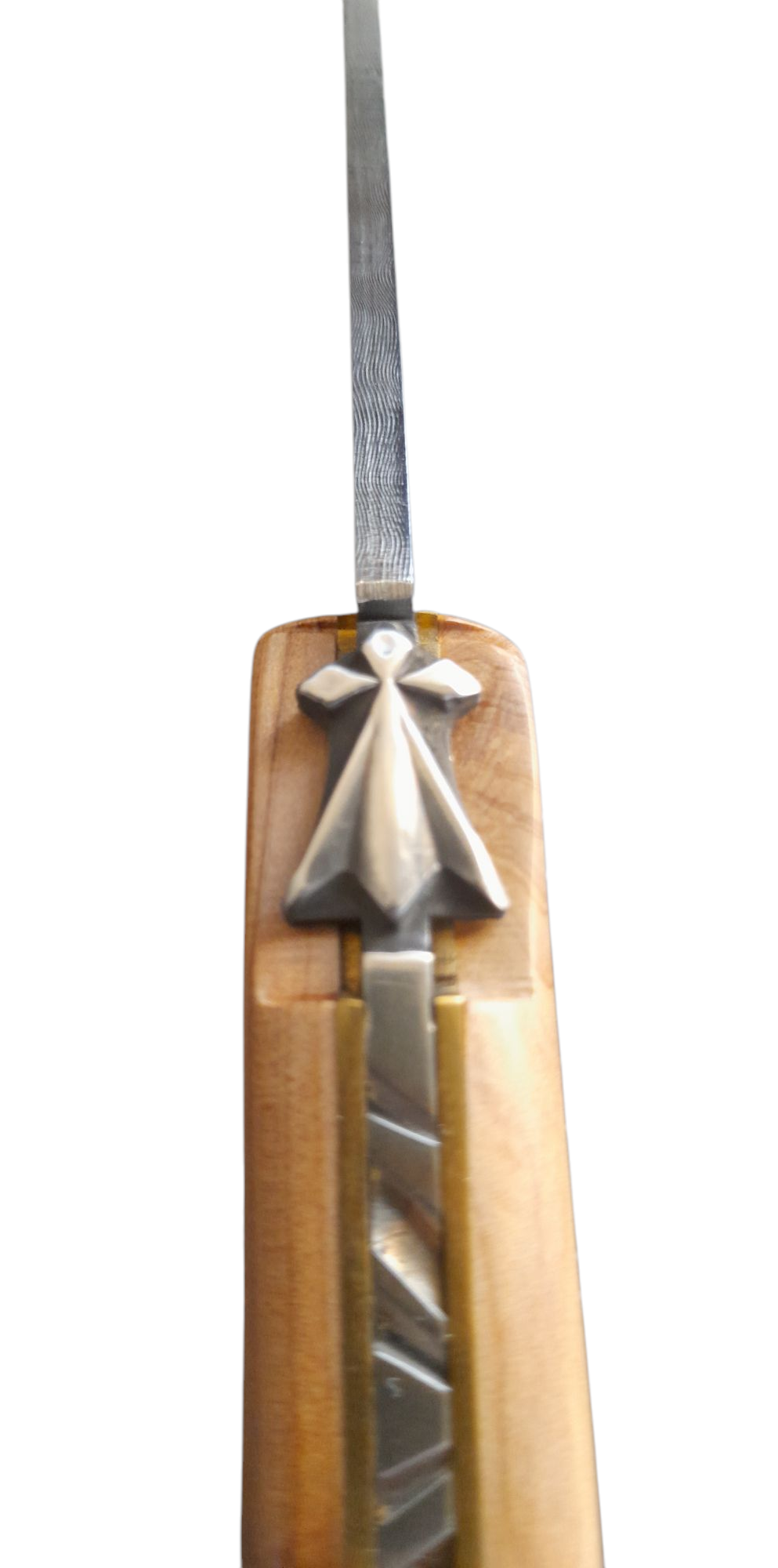 L'Atellier des Couteaux Taschenmesser aus Damast Stahl – Bild 6