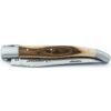 Laguiole Village Taschenmesser mit 11 cm Pistazienholzgriff – Bild 2
