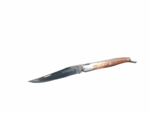 Laguiole Village Taschenmesser mit Hornspitze Griff in 12cm