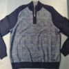 Maerz München Troyer Pullover gemustert auf der Brust, marine grau – Bild 2