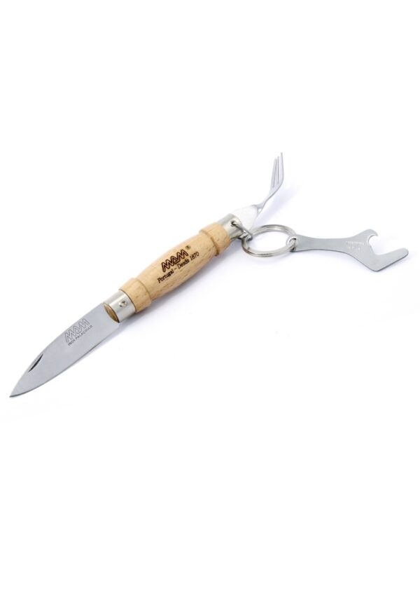 MAM Taschenmesser mit Gabel und Flaschenöffner
