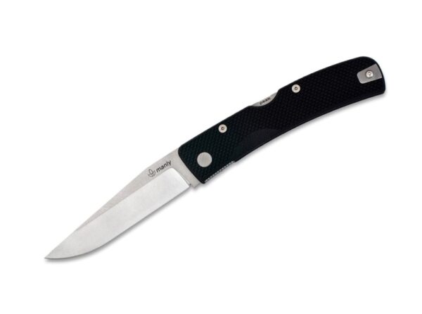 Manly Peak CPM-S-90V Black Two Hand, Taschenmesser aus G-10