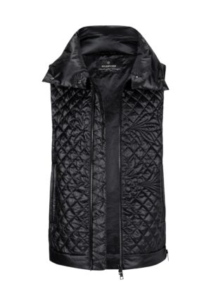 Milestone Damen Steppweste Weste Cinderella schwarz