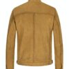Milestone Herren Übergangsjacke Lederjacke Forest braun – Bild 3