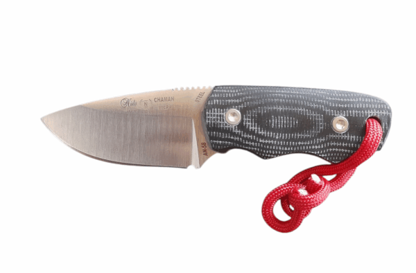 Nieto Neckknife Chaman Micra, AN-58 Stahl, schwarz