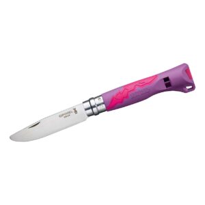 Opinel Kindermesser / Outdoor mit  Polyamid Griff in No 07 in Violett