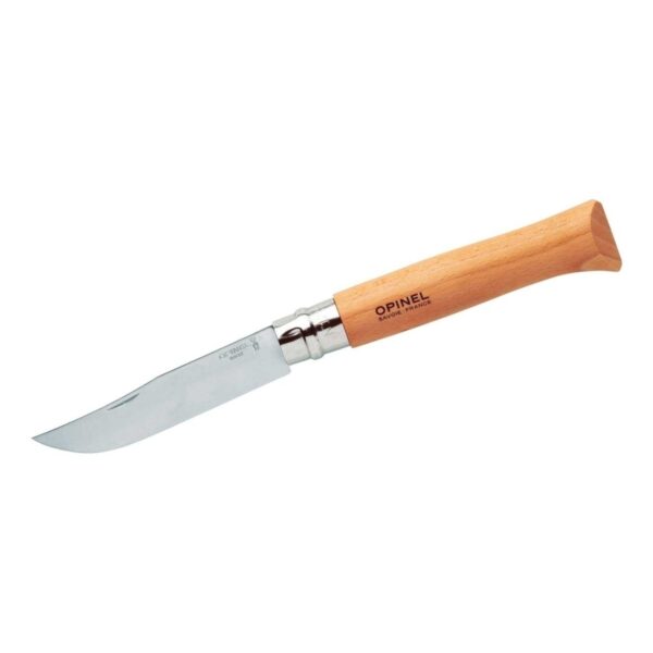 Opinel Taschenmesser  Bucheholz Griff in Größe No 12 rostfreiem Stahl